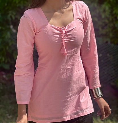 PARI SHORT CORSET BACK KURTI
