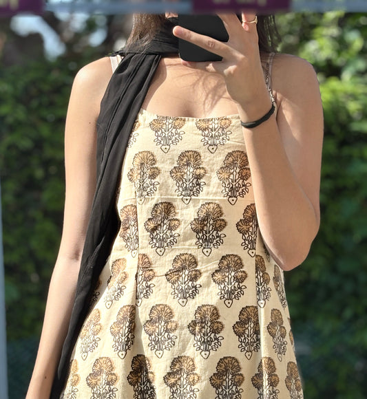 MITTI NOODLE STRAP LONG KURTI
