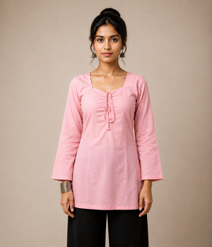 PARI SHORT CORSET BACK KURTI