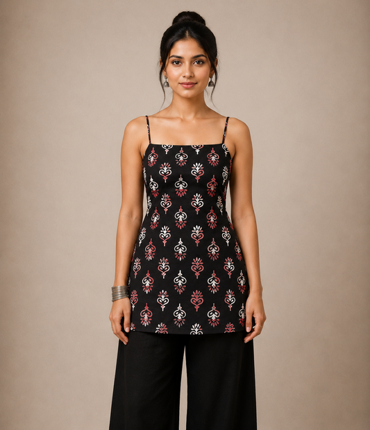 RAAT RANI SHORT CORSET BACK KURTI
