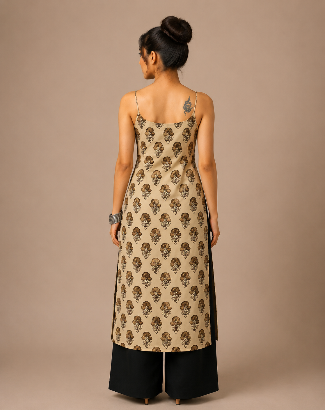 MITTI NOODLE STRAP LONG KURTI